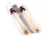 Crystal Generators Crystal Harmonizers Compact Size (BRAZILIAN QUARTZ + 24K GOLD IN PYREX GLASS) for the GB-4000, Rife Machines and Other Frequency Generators - New Enhanced Model Plus Free USA Shipping!
