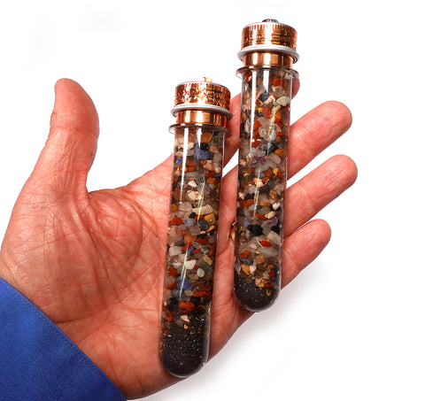 Crystal MULTI-MINERAL Generators Crystal Harmonizers (LABORATORY GRADE PLASTIC - Laser Imprinted) for the GB-4000, Rife Machines and Other Frequency Generators - New Enhanced Model Plus Free USA Shipping!