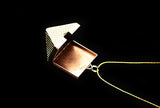 Pyramid Pendant with Opening Locket - Vintage