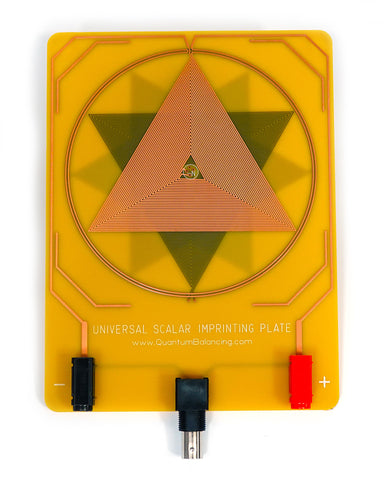 Universal Scalar Imprinting Plate & Broadcast Antenna with BNC and Banana Plug Connections