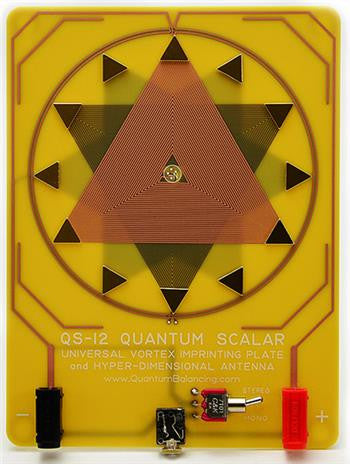QS-12 Quantum Scalar Energy Imprinting Plate & Broadcast Antenna